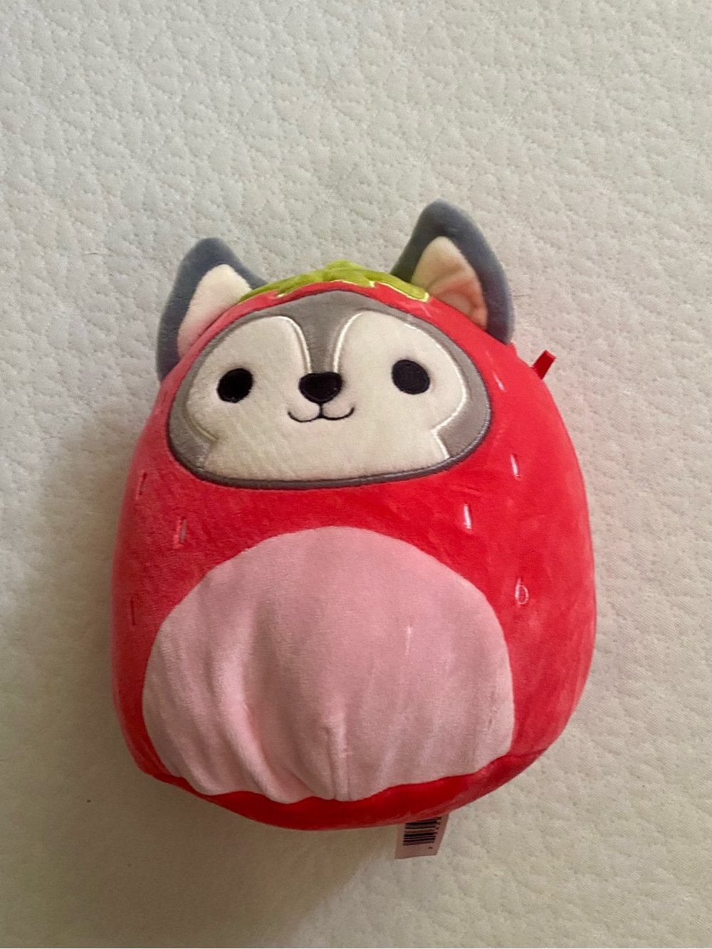 Squishmallows Ryan The Husky Strawberry Costume 8”